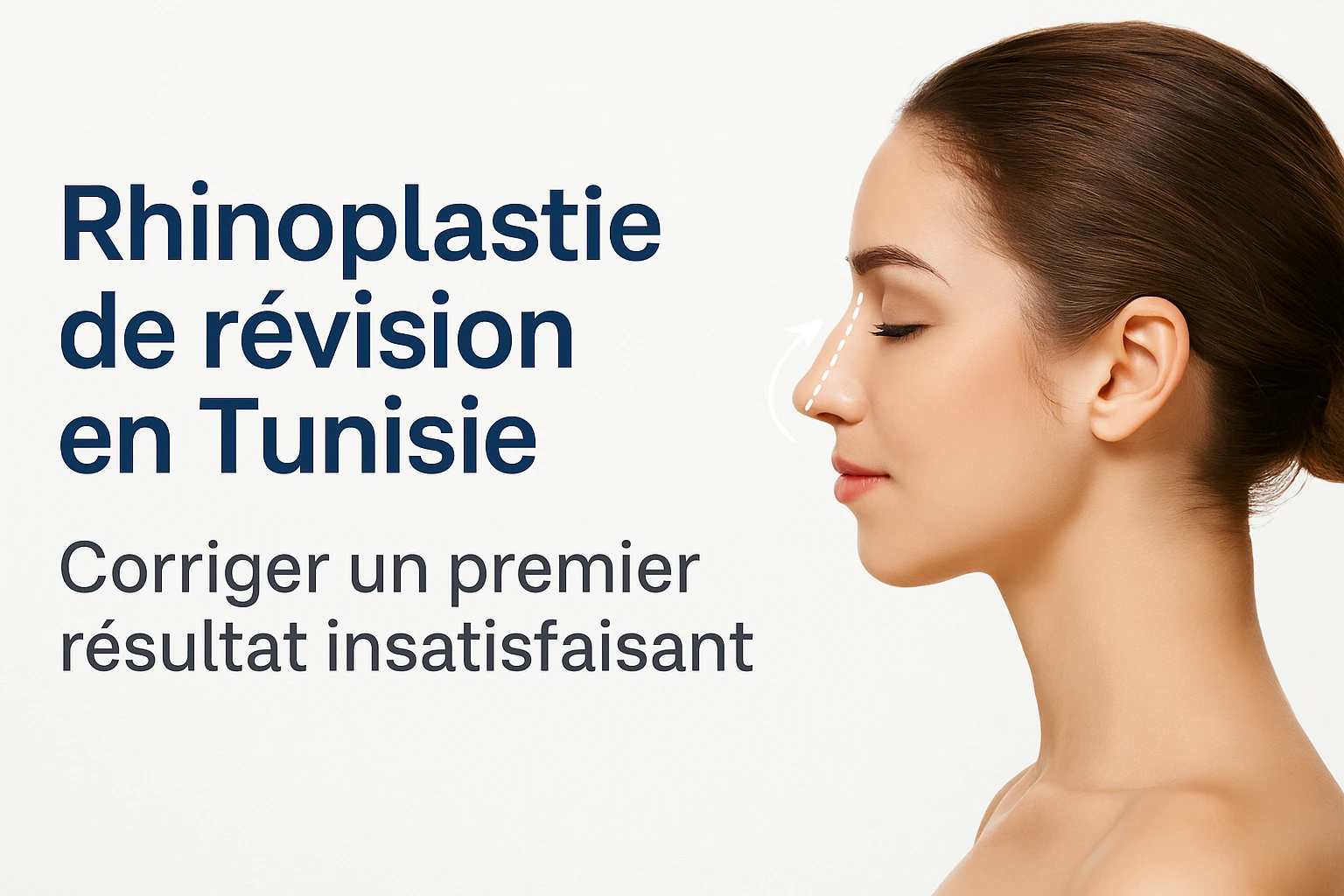 Rhinoplastie de révision en Tunisie : corriger un premier résultat insatisfaisant
