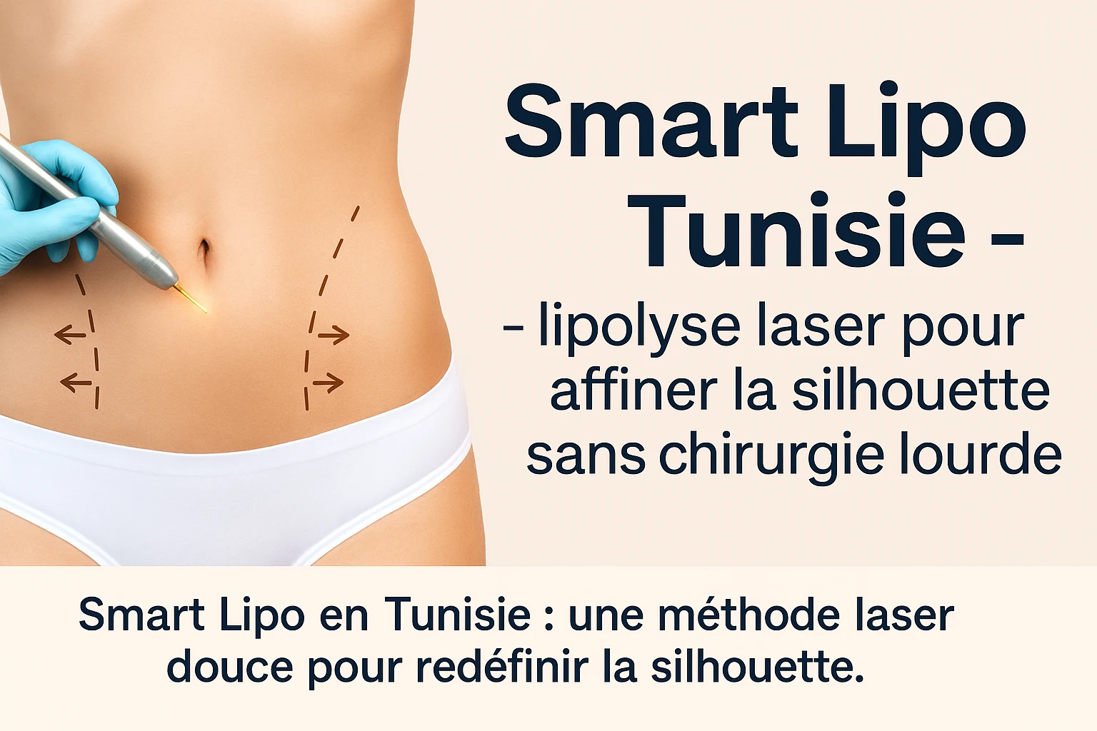 Smart Lipo Tunisie : l’alternative douce à la liposuccion classique
