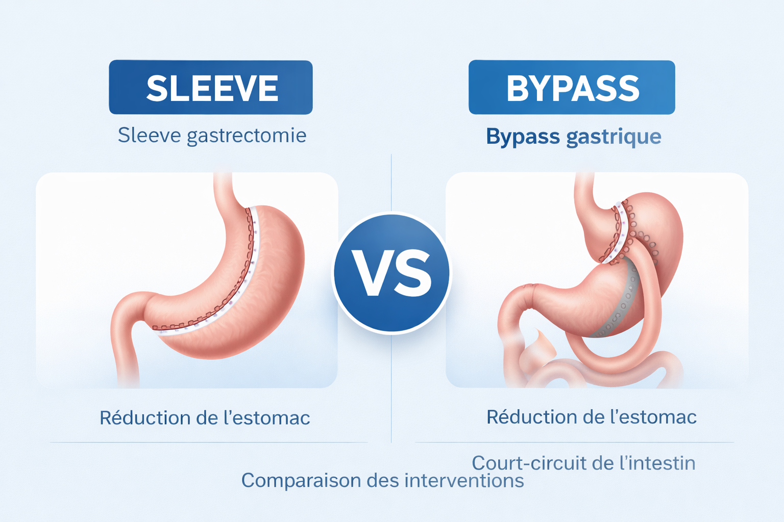 Sleeve ou bypass : quelle opération choisir selon votre profil ?